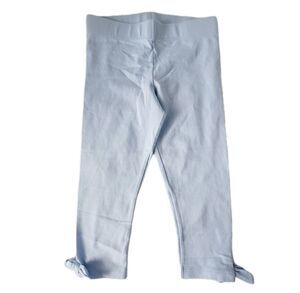 Lilly Pulitzer Girls Light Blue Capri Leggings Size S 4-5 NWOT